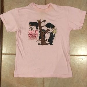 Great Smoky Mountains Pink T-shirt